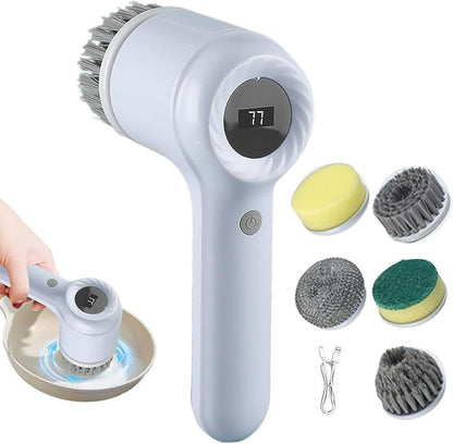 Cepillo de limpieza eléctrico multifuncional 5 en 1