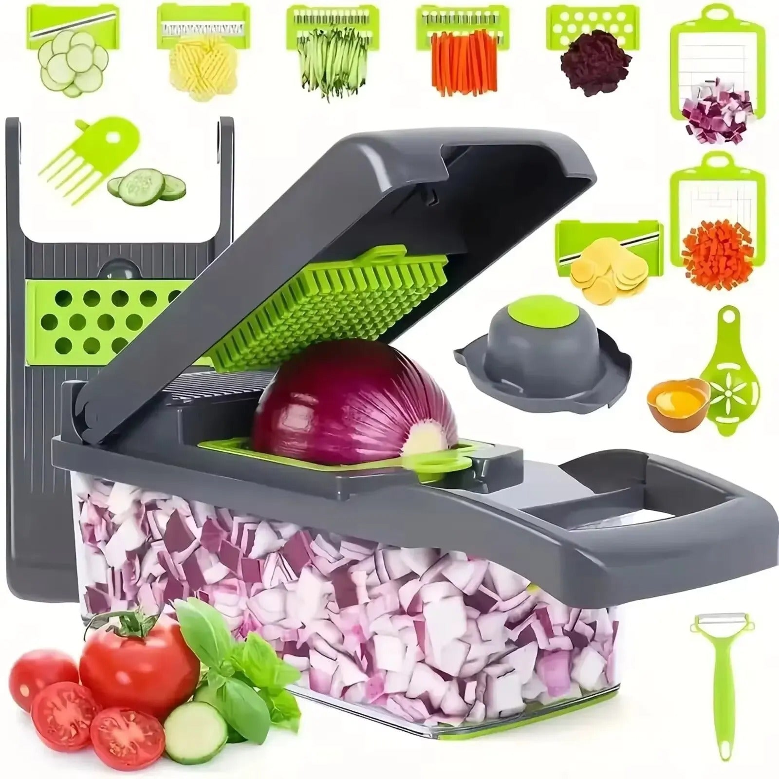 Set Cortador de verduras y frutas multifuncional